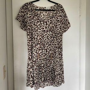 Animal print dress Size M